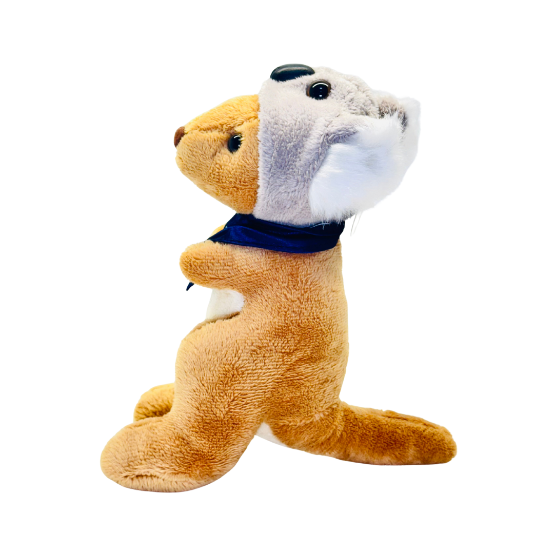 Plush Kangaroo – 7" with Koala Hat & Australia Flag Scarf