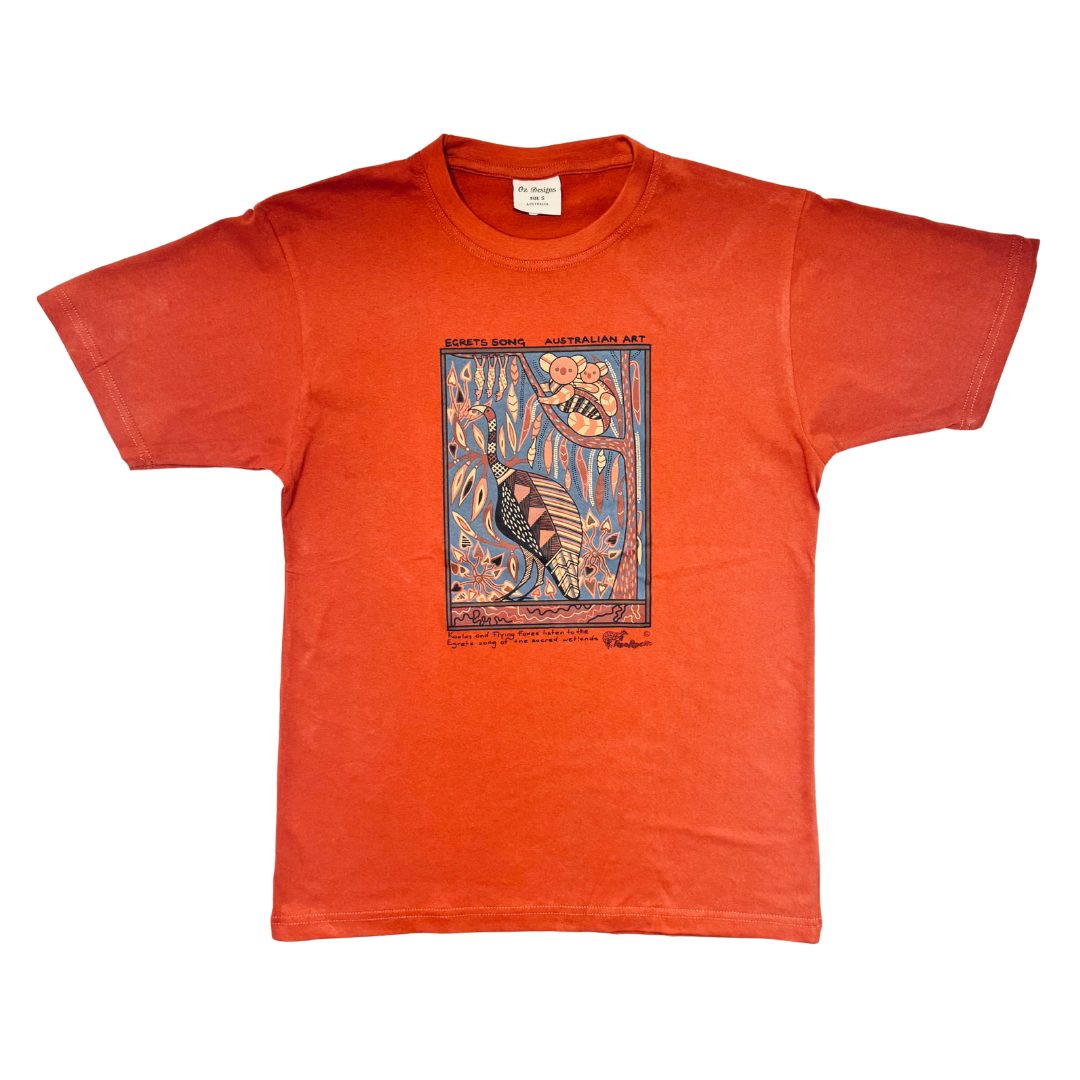 Adult T-Shirt – Australian Art Printed Souvenir Tee