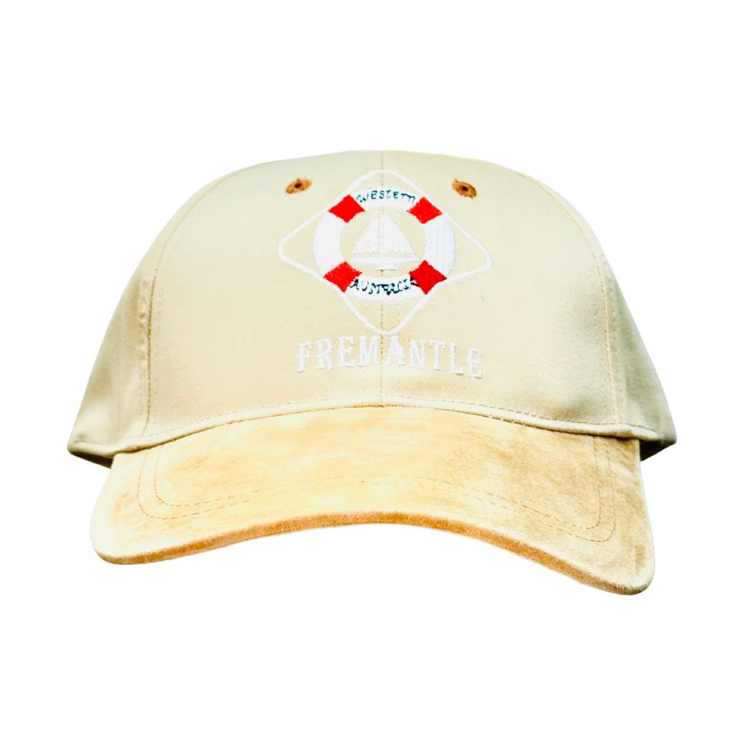 Fremantle Western Australia Cap – Beige Adjustable Sailing Embroidered Hat