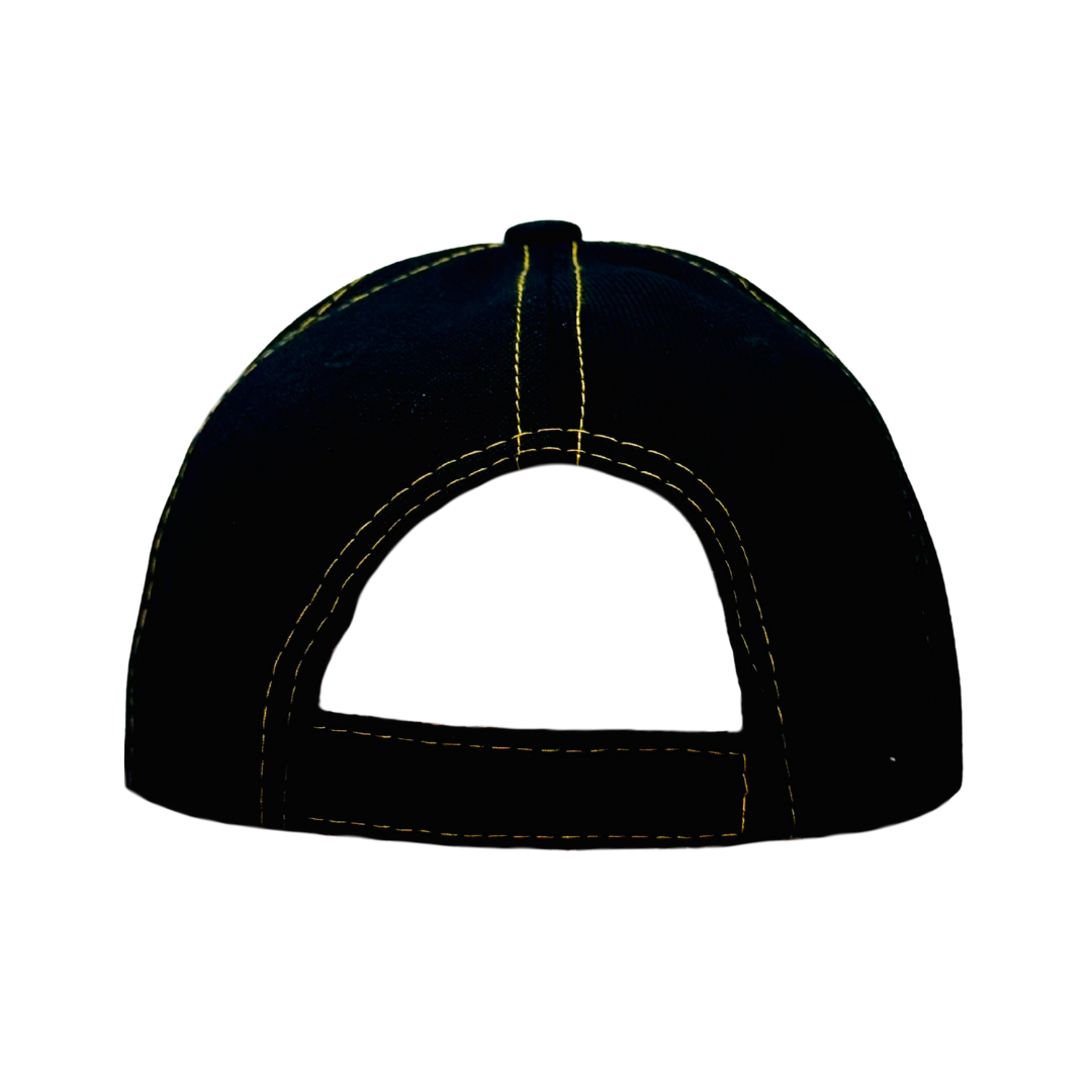 Australia Embroidered Kangaroo Road Sign Cap – Black Adjustable Baseball Hat
