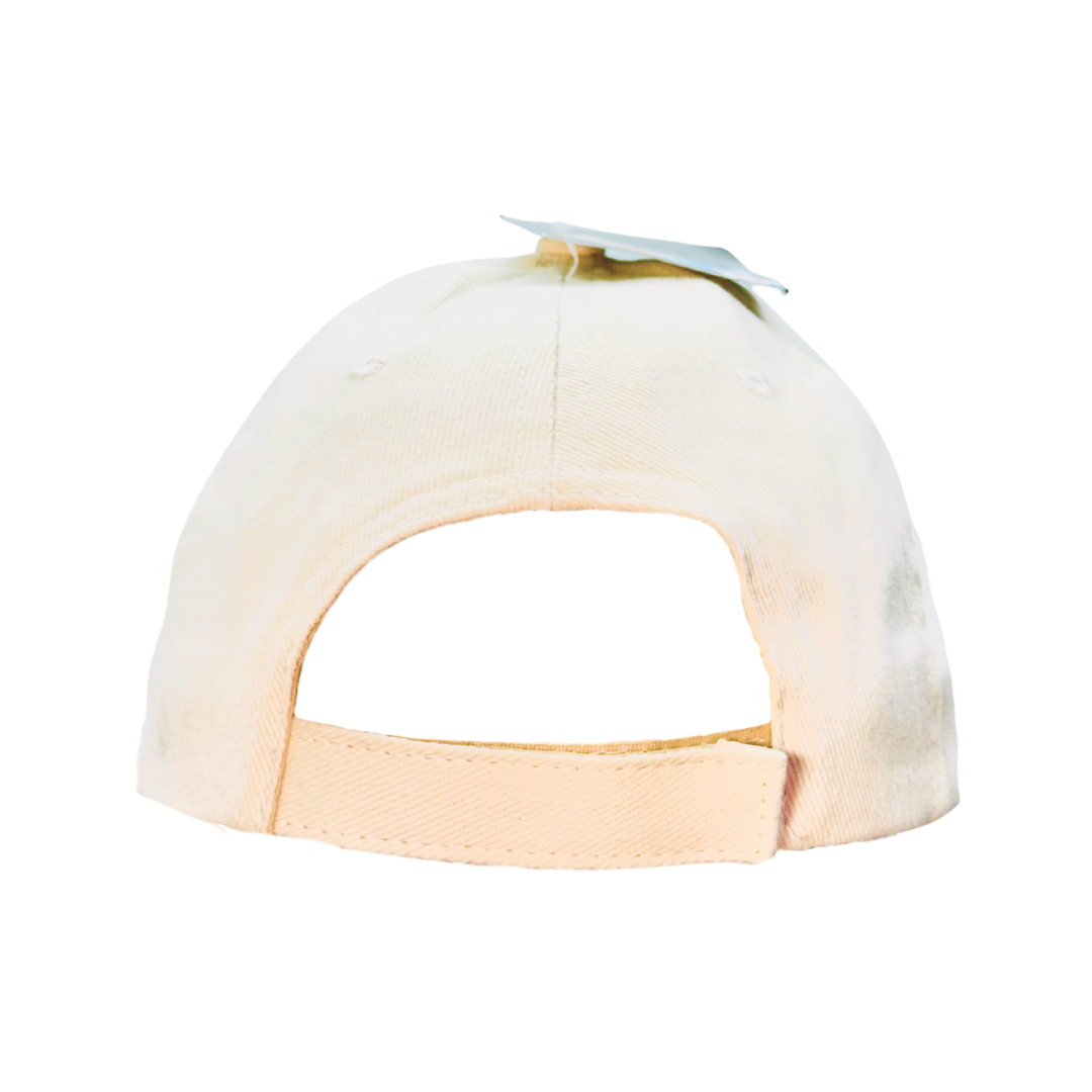 Fremantle Embroidered Cap – Cream & Blue Adjustable Souvenir Hat Western Australia