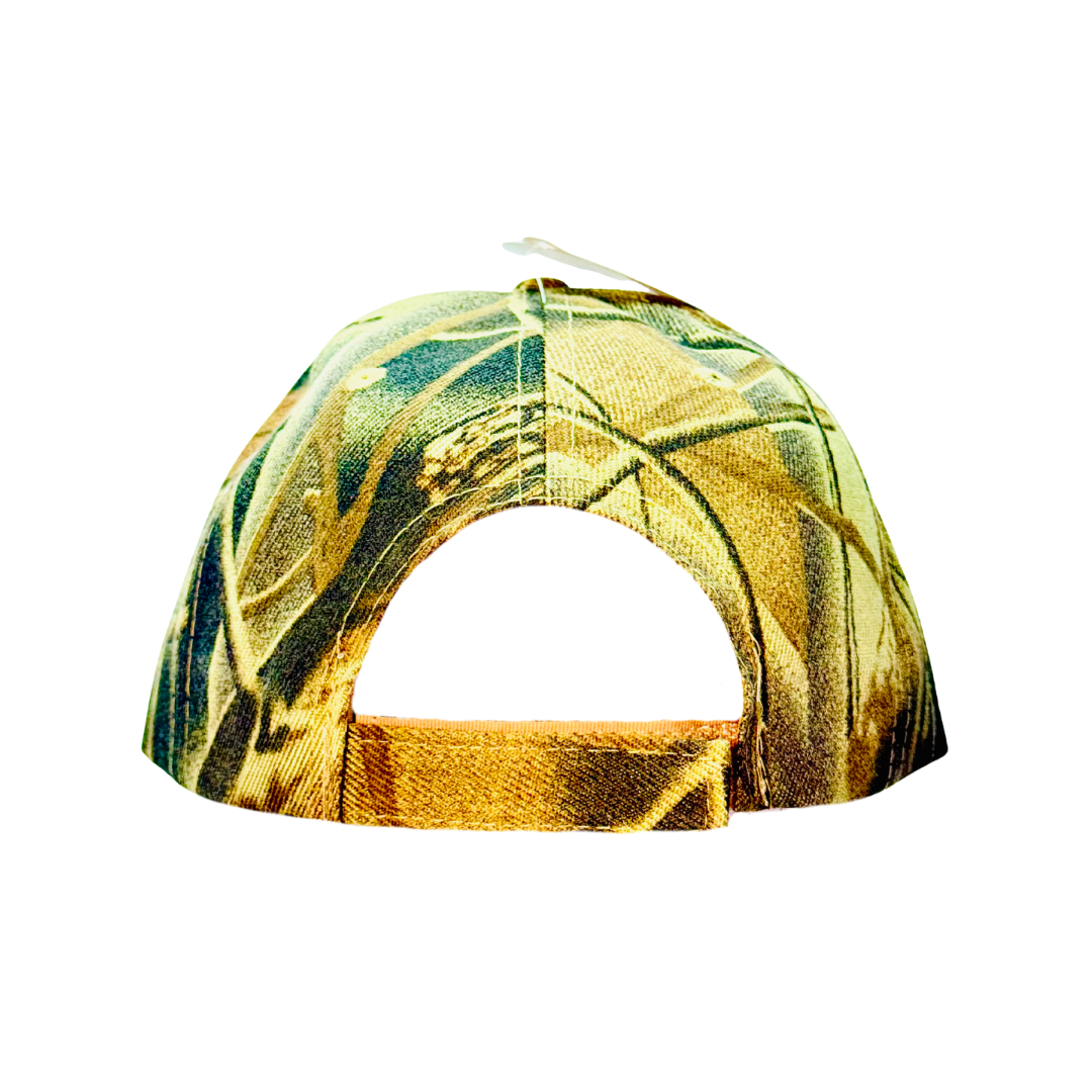 Australia Camo Souvenir Cap – “It’s a Bloody Long Way” Adjustable Hat with Wildlife Signs
