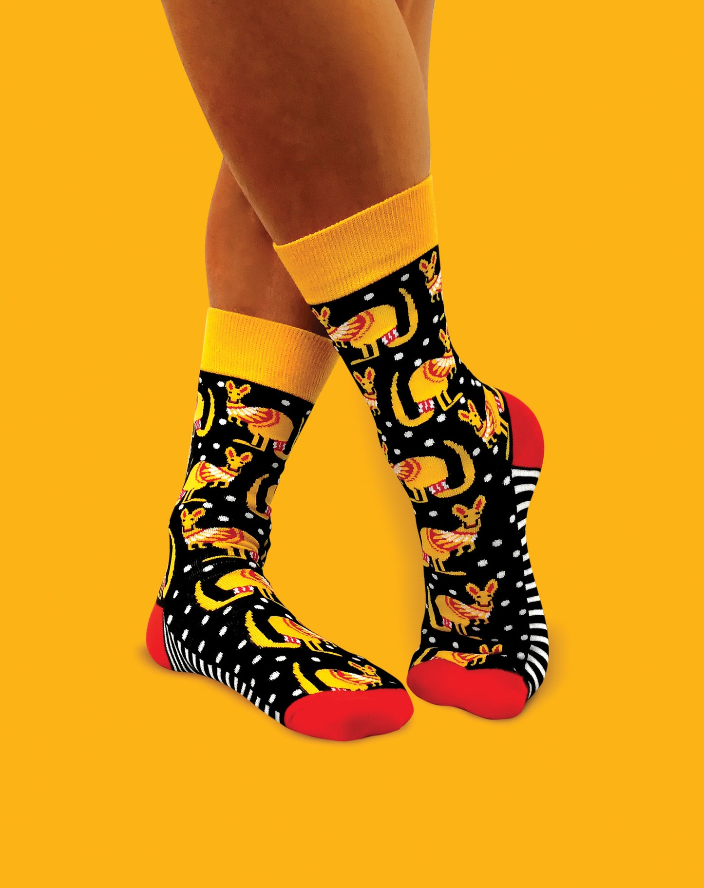 DBL Designer Socks – Scandi Kangaroo Design