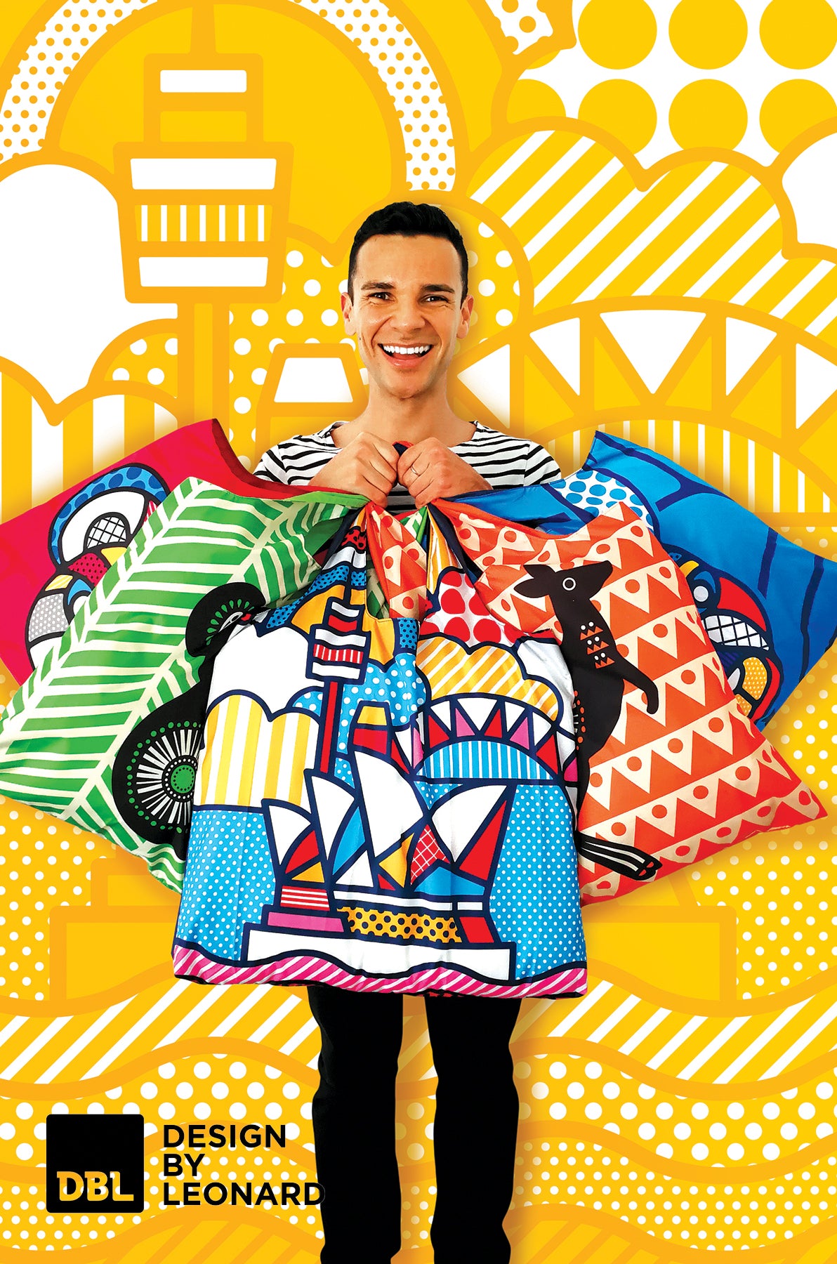 DBL Reusable Carry Bag – Retro Kangaroo