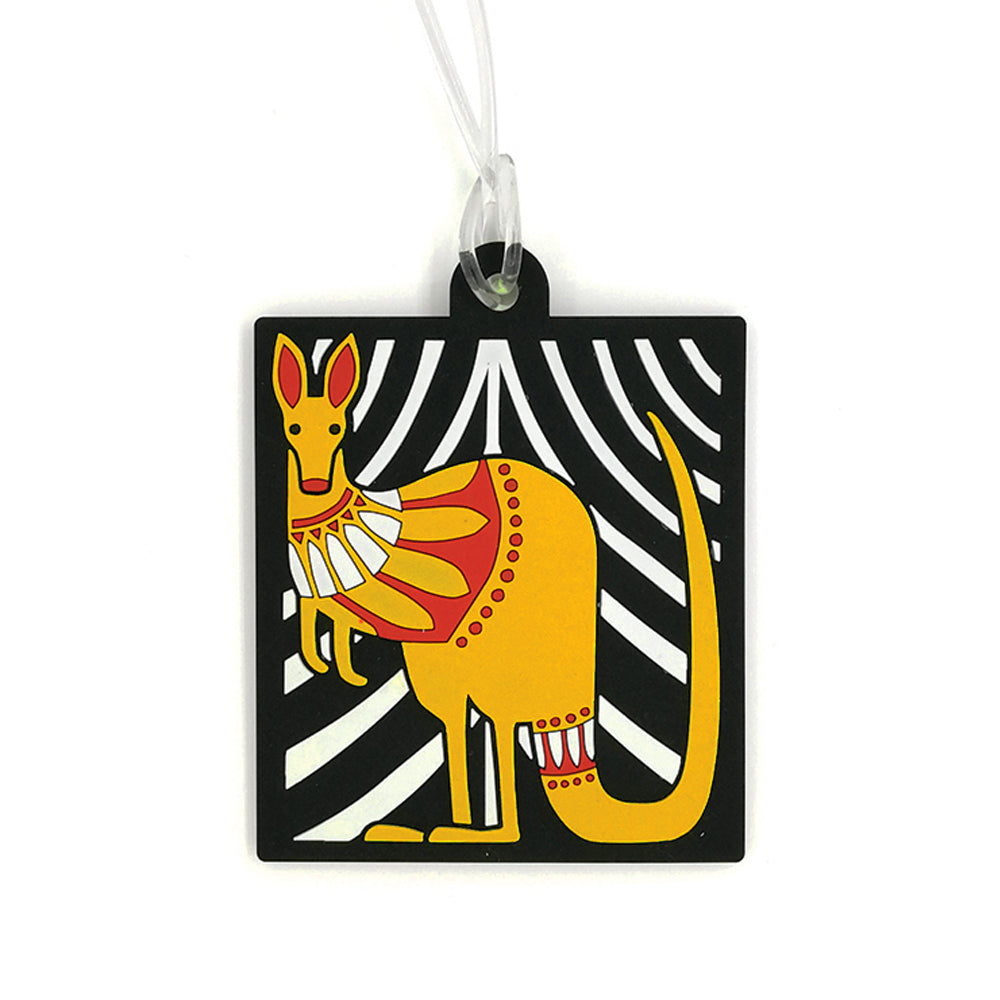 DBL Luggage Tag – Scandi Kangaroo Design