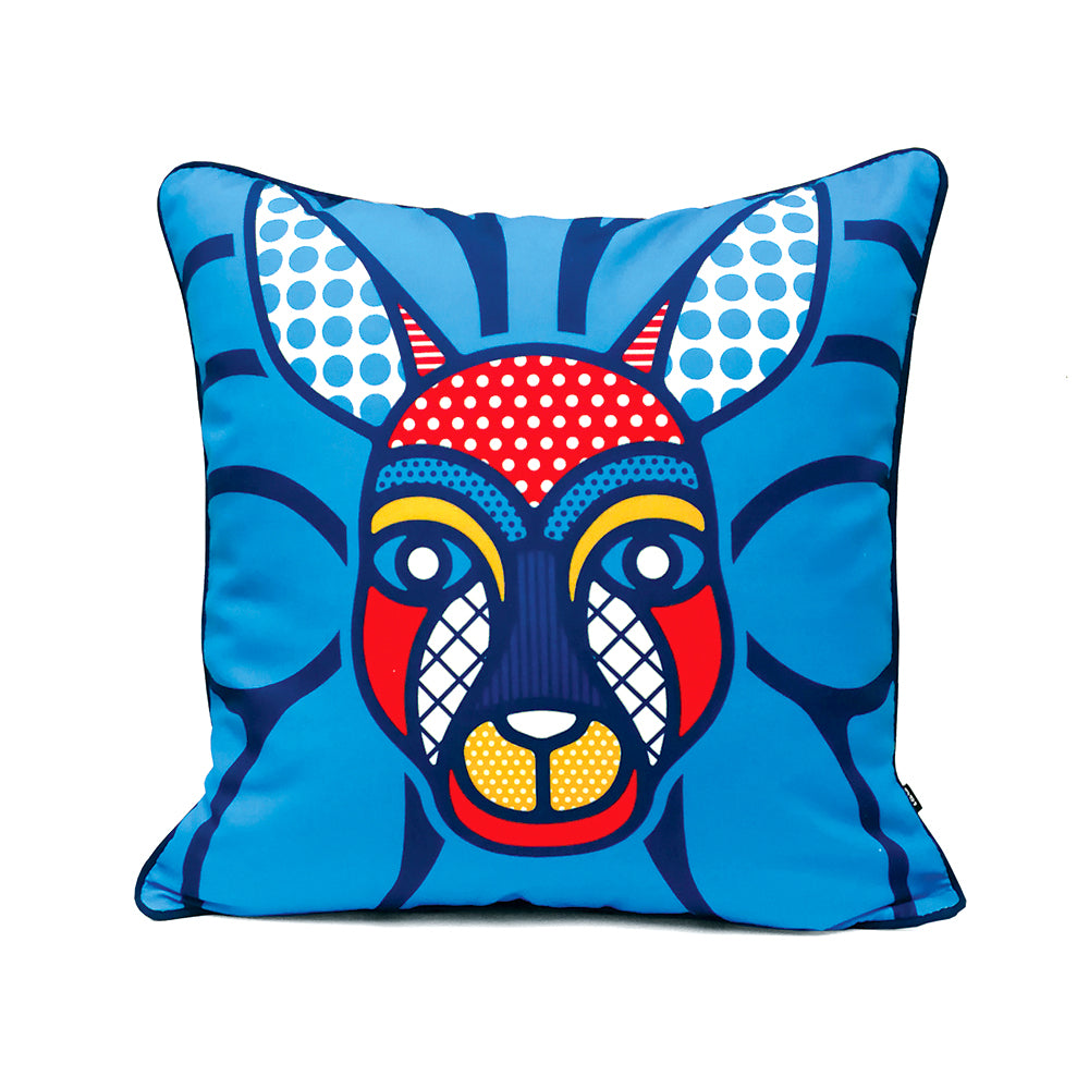 DBL Cushion Cover – Retro Kangaroo Design
