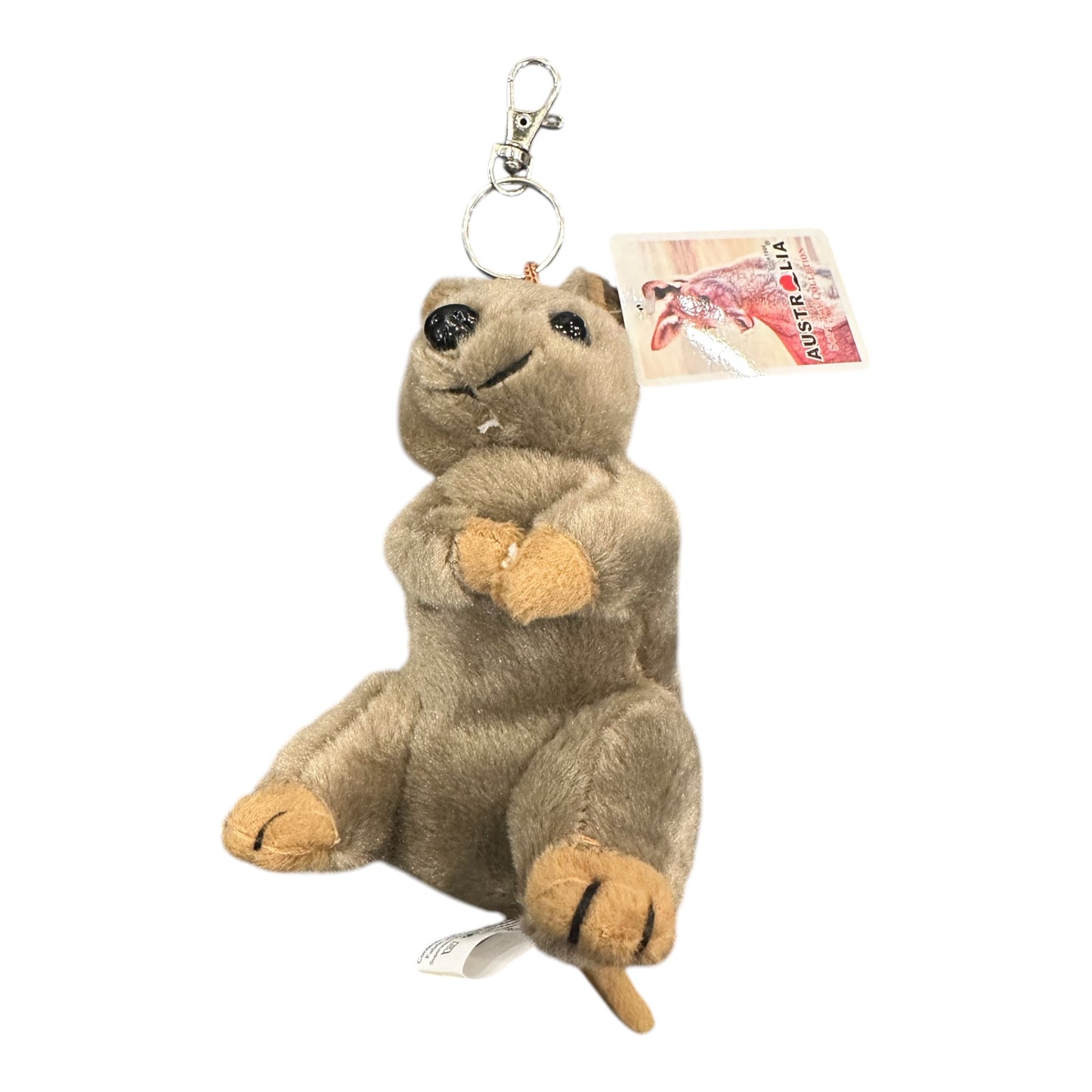 Australia Quokka Plush Keyring – Soft Toy Keychain Souvenir