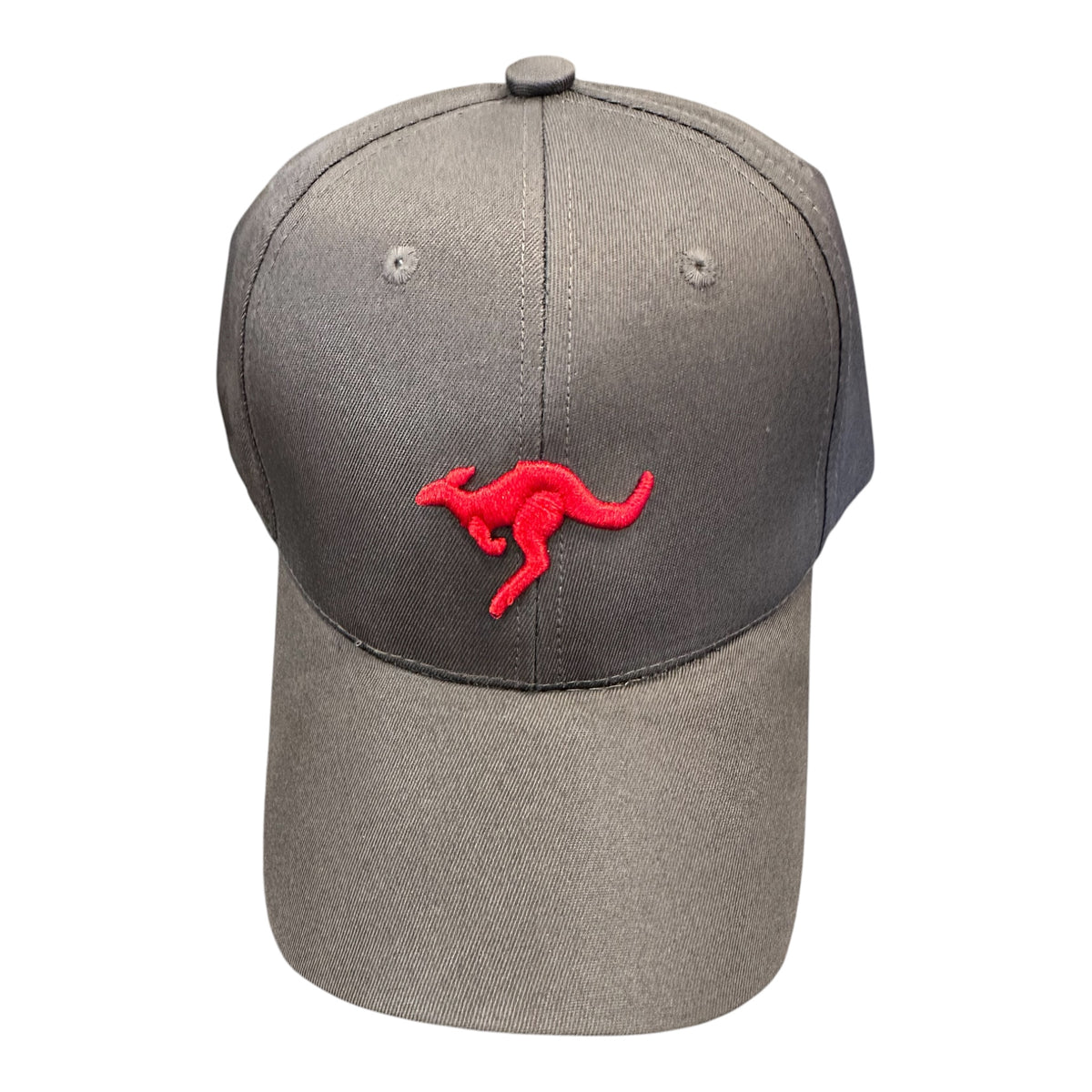 Kangaroo Embroidered Baseball Cap – Polyester Cap, 5 Colours