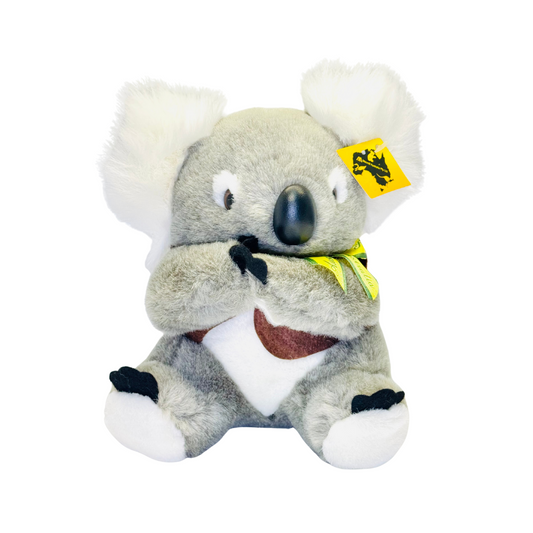 Plush Koala Toy – 21cm with Jacket & Rolled Swag