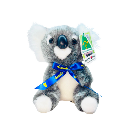 Australian Made Plush Koala – 16cm with Ribbon