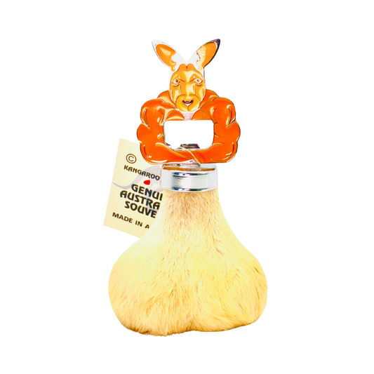 Kangaroo Scrotum Bottle Opener – Genuine Australian Souvenir