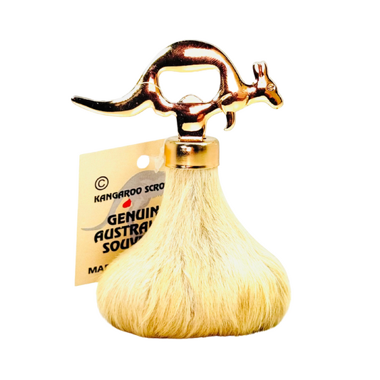 Kangaroo Scrotum Bottle Opener – Gold Kangaroo Design