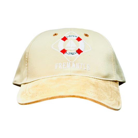 Fremantle Western Australia Cap – Beige Adjustable Sailing Embroidered Hat