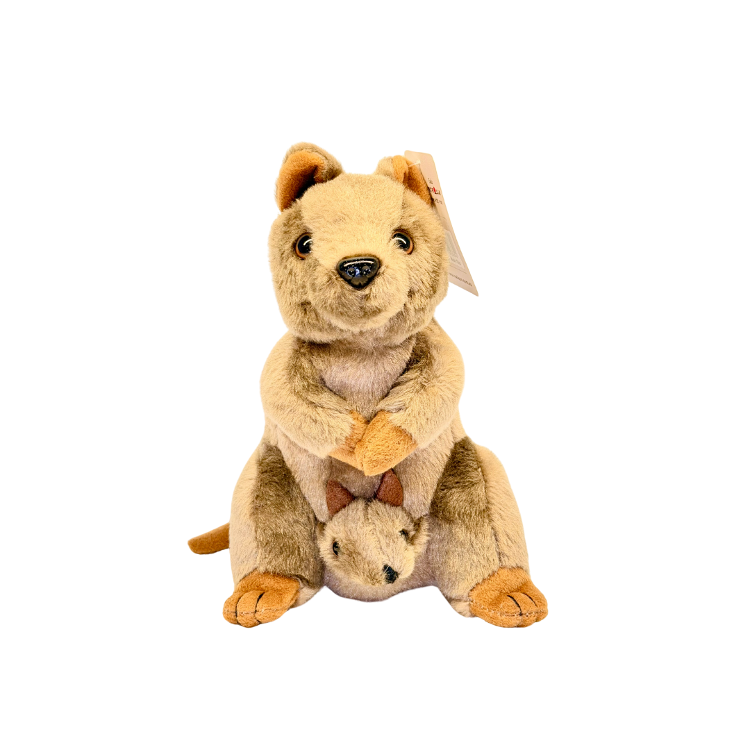 Cute Quokka Plush Toy with Joey – Soft Australian Souvenir Gift