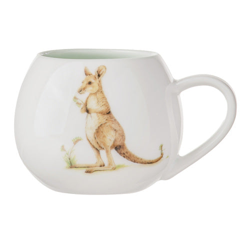 Bush Buddies Kangaroo Mini Hug Mug 200ml – Australian Wildlife by Sarah Hardy (Ashdene)