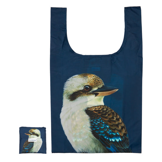 Modern Birds Reusable Tote Bag – Kookaburra by Jess Hutchinson (Ashdene, Eco-Friendly 20kg)