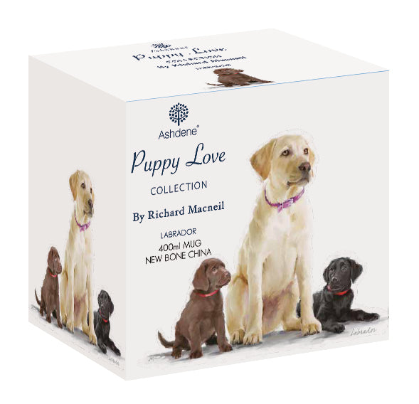 Ashdene Puppy Love Labrador Mug – New Bone China (400ml)