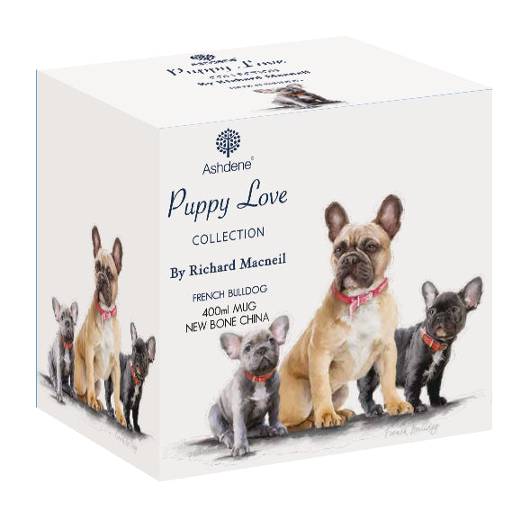 Ashdene Puppy Love French Bulldog Mug – New Bone China (400ml)