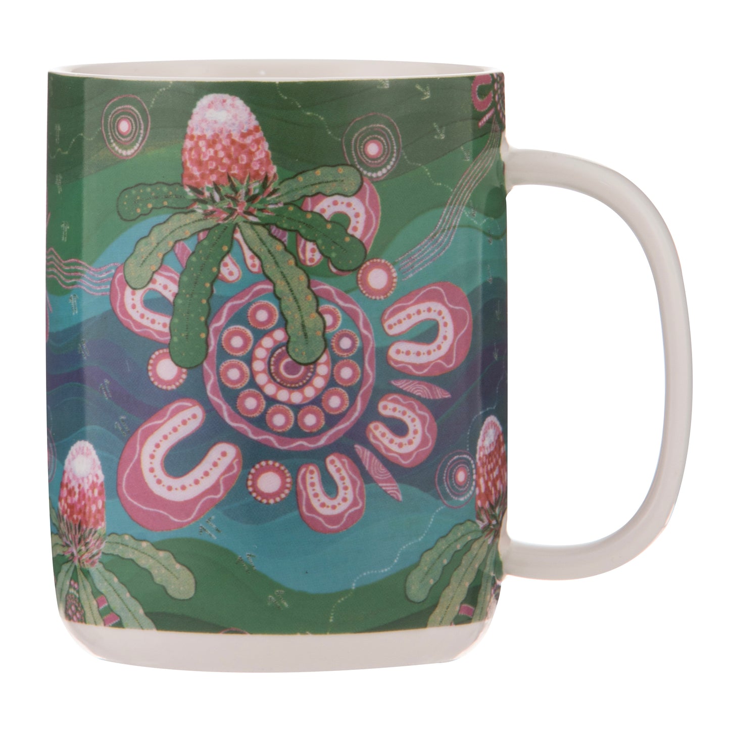 Aboriginal Art Mug 400ml – Beauty in Country by Ben Goebel (Maarakool Art)