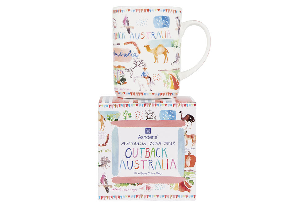 Ashdene Outback Australia Mug – Illustrated Wildlife Souvenir