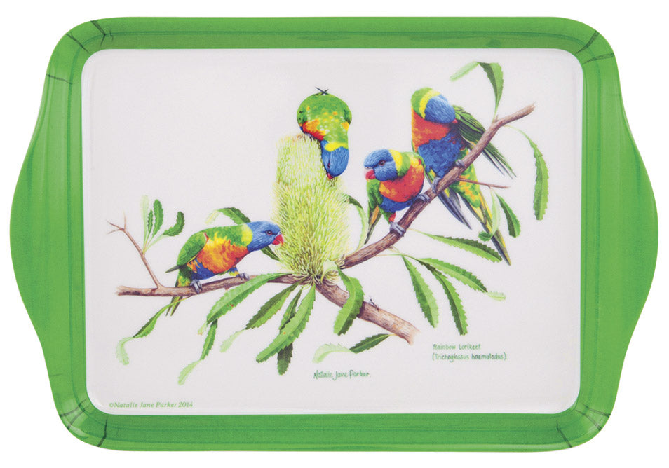 Ashdene Birds of Australia Rainbow Lorikeet Scatter Tray – 100% Melamine
