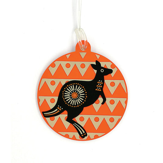 DBL Luggage Tag – Retro Kangaroo