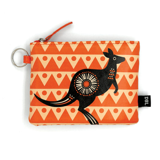 DBL Coin Purse – Retro Kangaroo Design