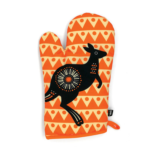 DBL Oven Glove – Retro Kangaroo Design