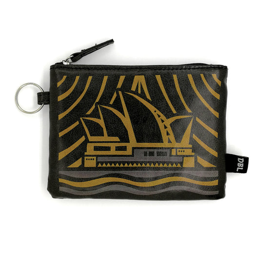 DBL Coin Purse – Sydney Opera House Gold Design
