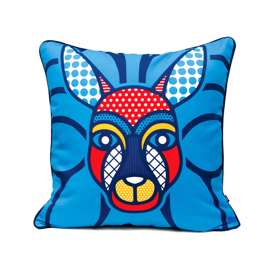 DBL Cushion Cover – Retro Kangaroo Design