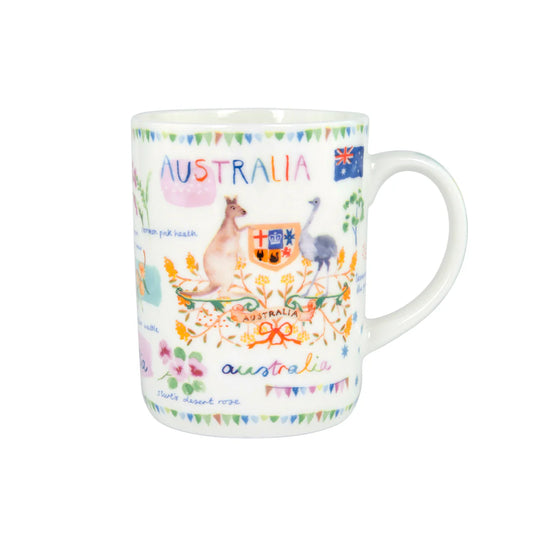 Ashdene Australia Down Under Mug – Fine Bone China Souvenir