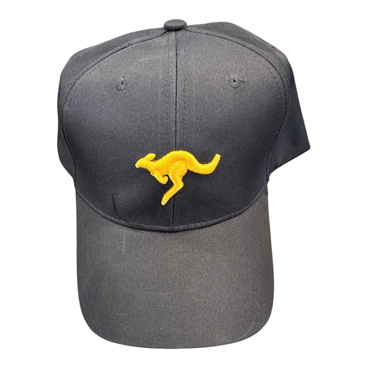 Kangaroo Embroidered Baseball Cap – Polyester Cap, 5 Colours