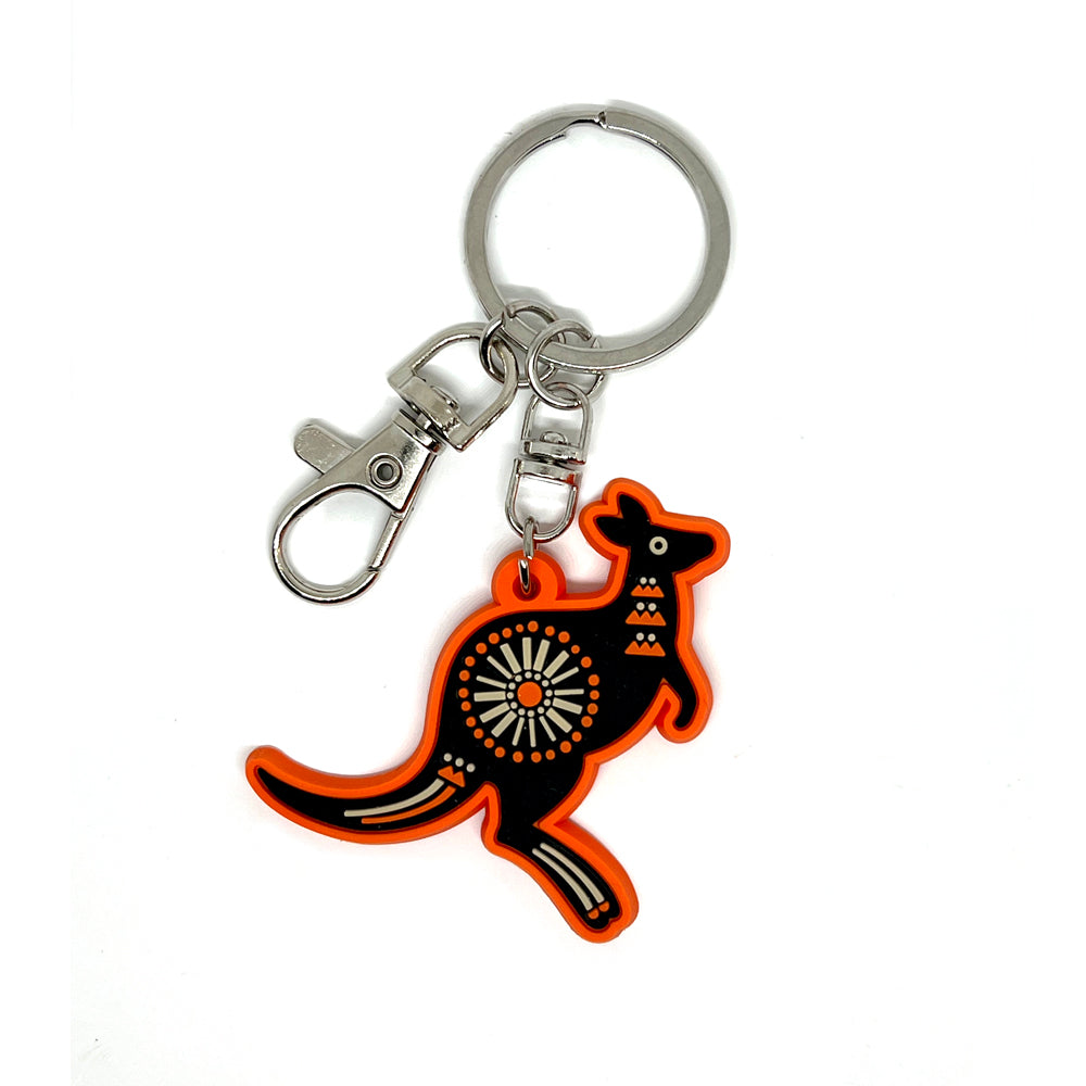 DBL Keyring - Retro Kangaroo Design