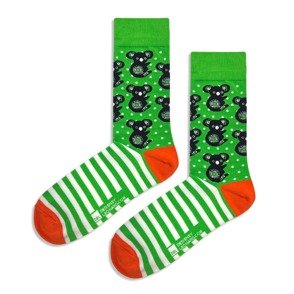 DBL Designer Socks – Retro Koala Design